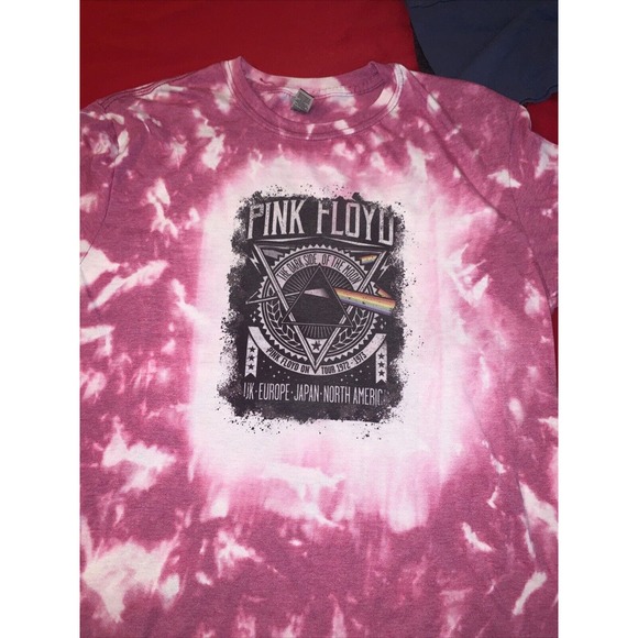 Repop PINK FLOYD DARK SIDE OF THE MOON 1972-1973 Tour T-shirt Sz Large - Picture 2 of 4